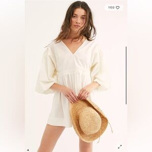 Free People Sophie Tunic Mini Babydoll Dress